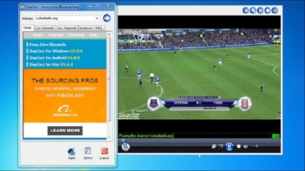 Hướng dẫn chi tiết cách sử dụng sopcast xem bóng đá miễn phí