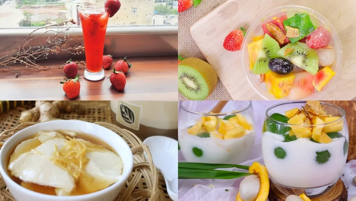 những món ăn vặt giải nhiệt mùa hè