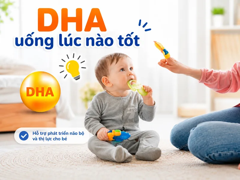 DHA uống lúc nào tốt phụ thuộc chủ yếu vào bữa ăn, khả năng tiêu hóa và thói quen sử dụng hằng ngày
