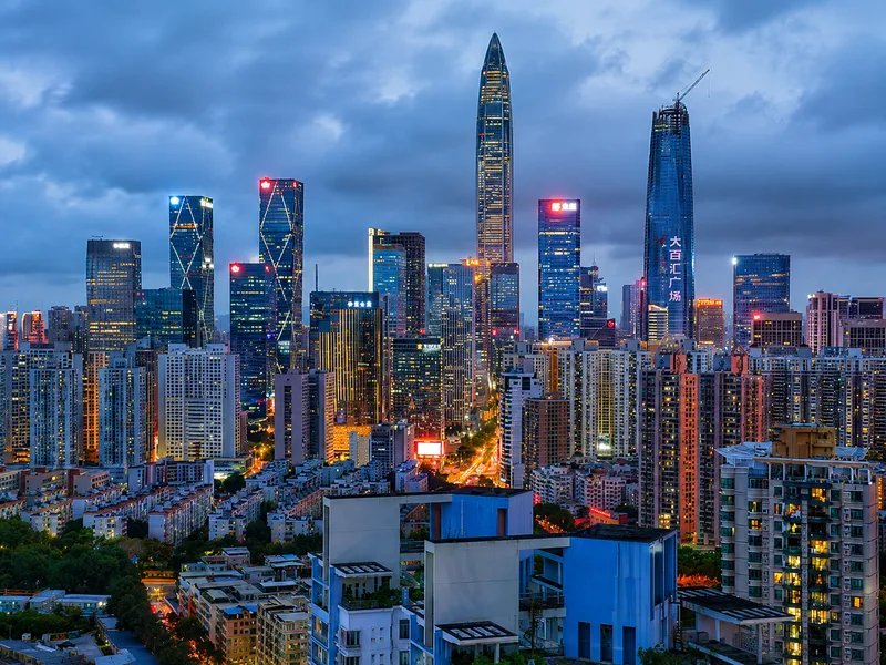 Thâm Quyến, Hàng Châu và Dubai nằm trong nhóm đô thị có tốc độ tăng số triệu phú nhanh nhất trong thập niên qua. (Ảnh: Thâm Quyến)