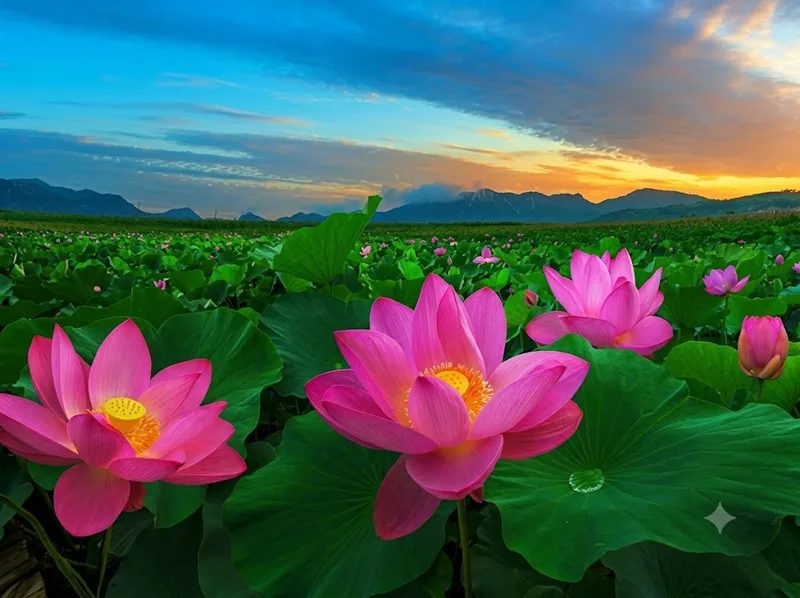 Sen hồng gắn với thanh tịnh, lòng từ bi và nét đẹp văn hóa phương Đông.